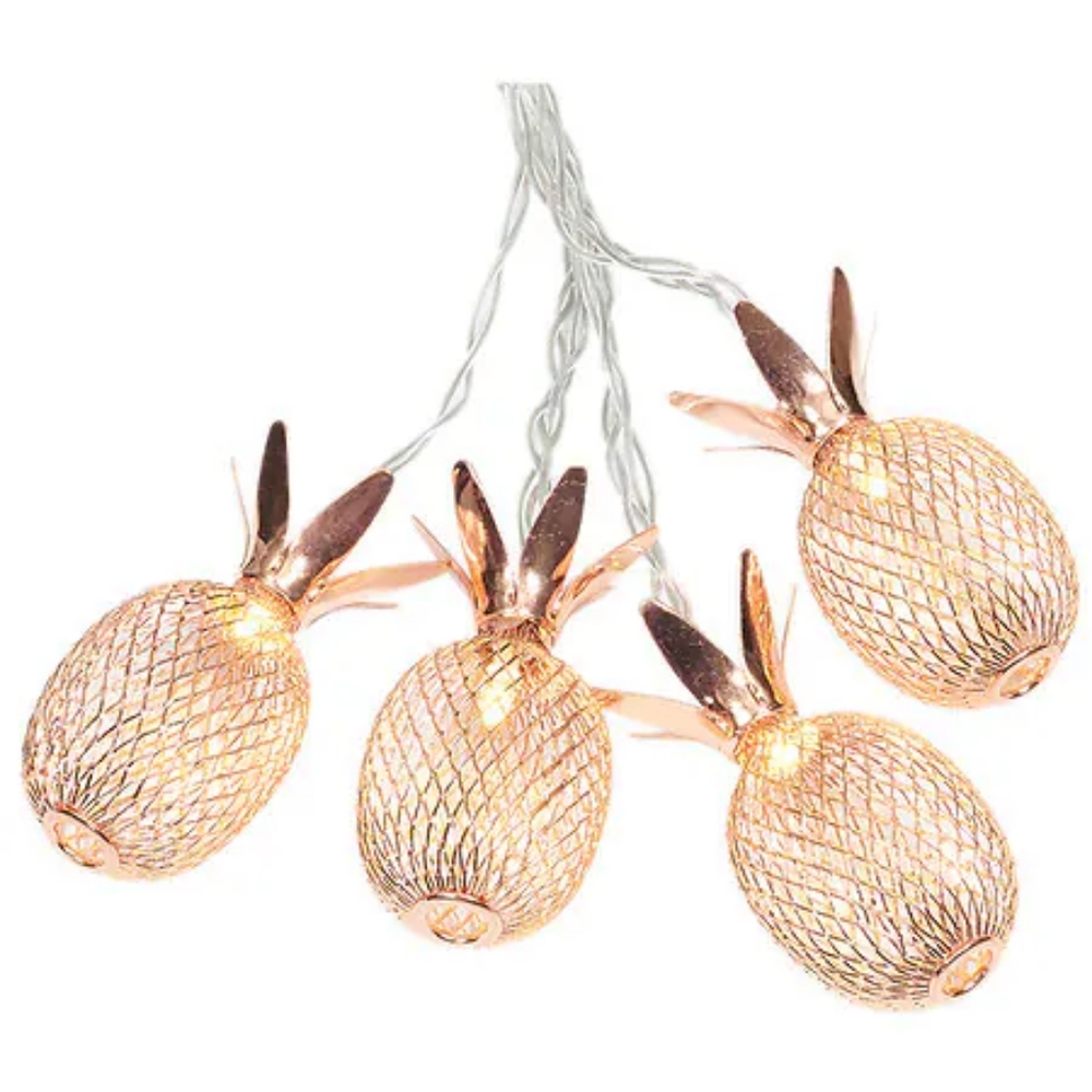 Pineapple Metal Mesh String Lights1.0EA